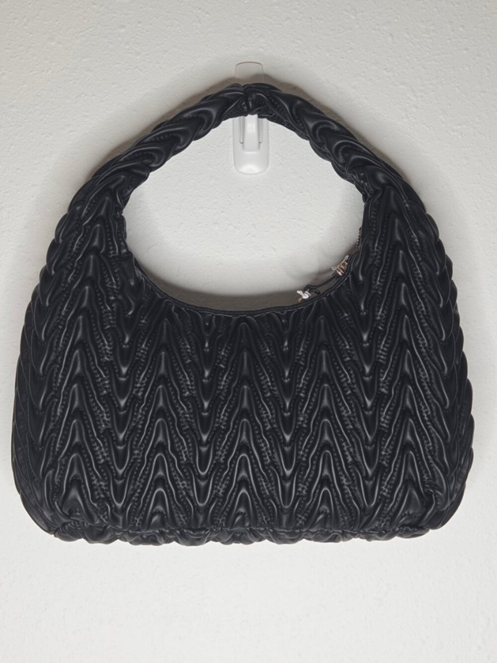 Sam Edelman Ari Quilted Leather Hobo Bag - Black